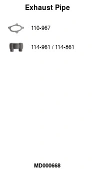 Exhaust Pipe (MD000668)