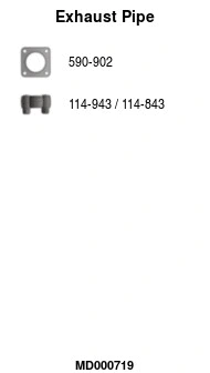 Exhaust Pipe (MD000719)