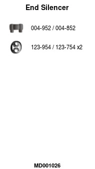 Rear Muffler (MD001026)