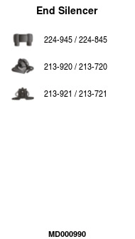 Rear Muffler (MD000990)