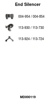 Rear Muffler (MD000119)