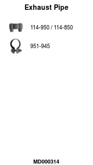 Exhaust Pipe (MD000314)