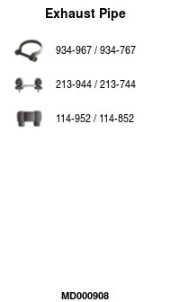 Exhaust Pipe (MD000908)