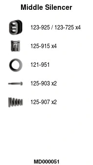 Centre Muffler (MD000051)