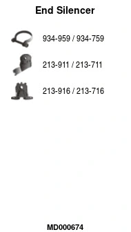 Rear Muffler (MD000674)