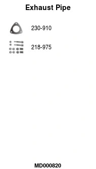 Exhaust Pipe (MD000820)