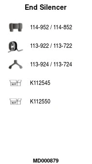 Rear Muffler (MD000879)