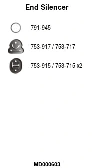 Rear Muffler (MD000603)