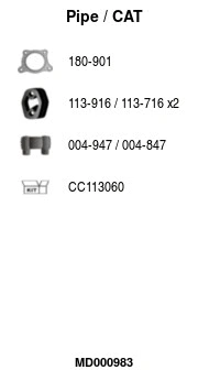 Catalytic Converter (MD000983)