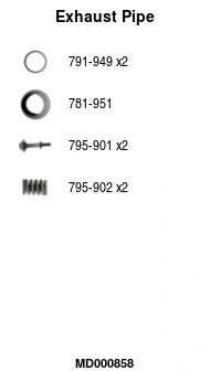 Exhaust Pipe (MD000858)