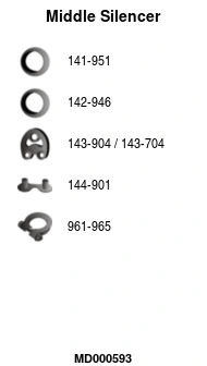 Centre Muffler (MD000593)