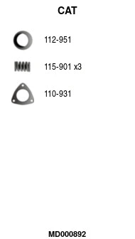 Catalytic Converter (MD000892)