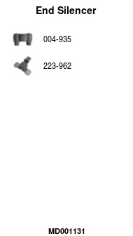 Rear Muffler (MD001131)