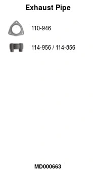 Exhaust Pipe (MD000663)