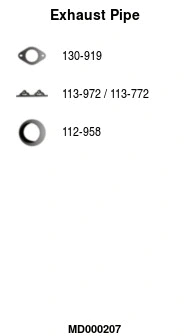 Exhaust Pipe (MD000207)
