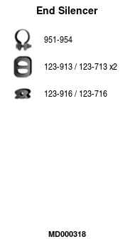 Rear Muffler (MD000318)