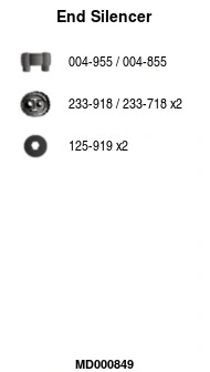 Rear Muffler (MD000849)