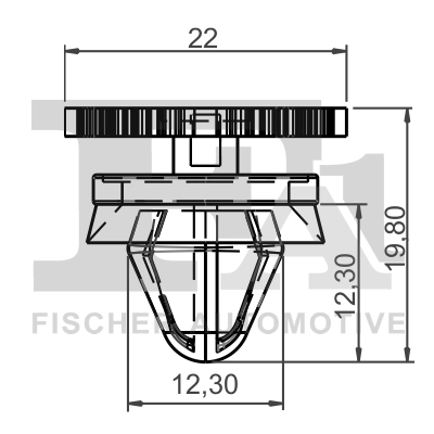 Clip, trim/protection strip (21-40015.5)