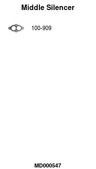 Centre Muffler (MD000547)