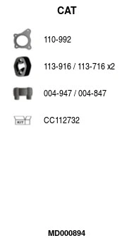 Catalytic Converter (MD000894)