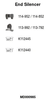 Rear Muffler (MD000985)