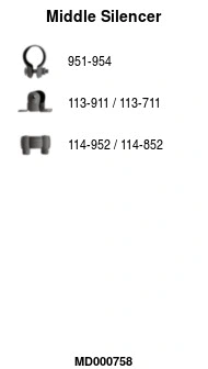 Centre Muffler (MD000758)