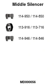 Centre Muffler (MD000056)