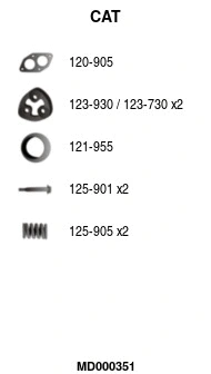 Catalytic Converter (MD000351)