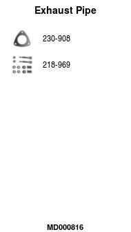 Exhaust Pipe (MD000816)