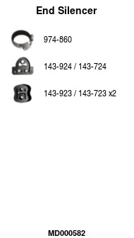 Rear Muffler (MD000582)