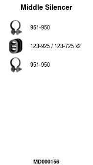 Centre Muffler (MD000156)