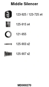 Centre Muffler (MD000270)