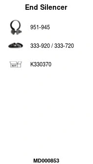 Rear Muffler (MD000853)