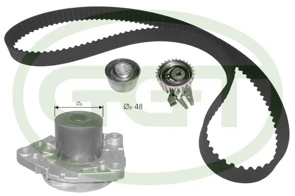 Water Pump & Timing Belt Kit (KPA20102)