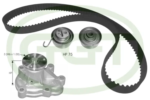 Water Pump & Timing Belt Kit (KPA20137)