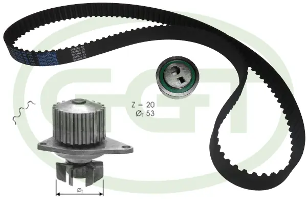 Water Pump & Timing Belt Kit (KPA20026)