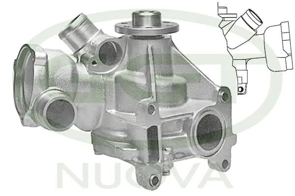 Water Pump, engine cooling (PA10678)