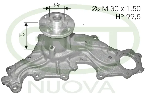 Water Pump, engine cooling (PA10901)