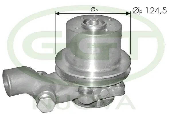 Water Pump, engine cooling (PA12203)