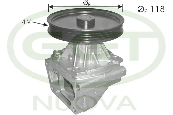 Water Pump, engine cooling (PA10525)