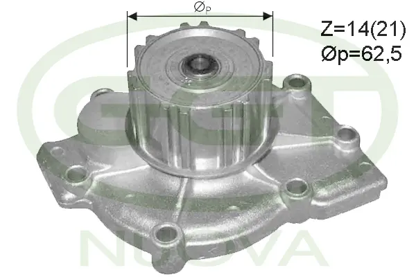 Water Pump, engine cooling (PA10935)