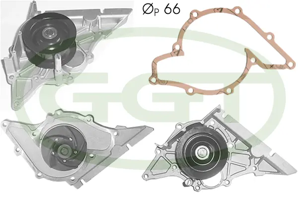 Water Pump, engine cooling (PA12369)