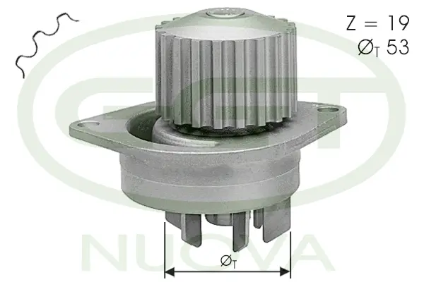 Water Pump, engine cooling (PA11033)