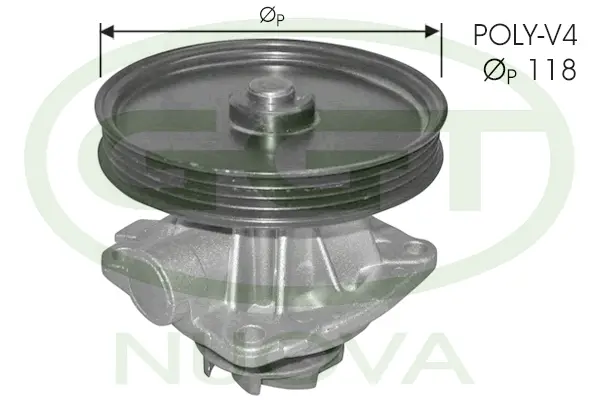 Water Pump, engine cooling (PA11106)