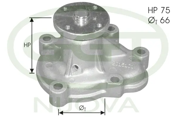 Water Pump, engine cooling (PA11154)