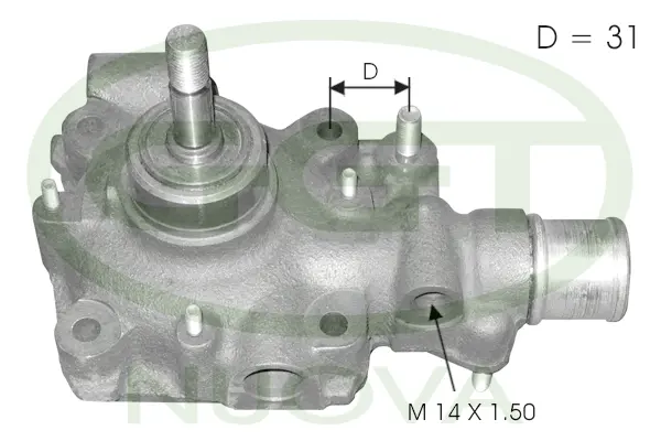 Water Pump, engine cooling (PA10639)