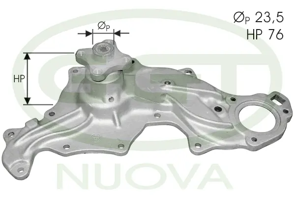 Water Pump, engine cooling (PA12062)