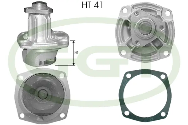 Water Pump, engine cooling (PA10752)