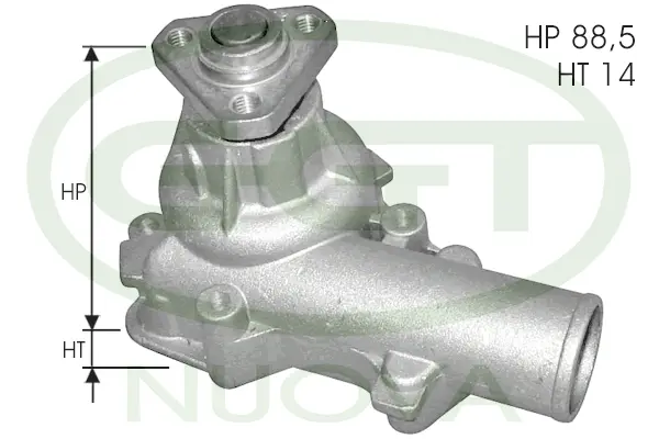 Water Pump, engine cooling (PA00280)