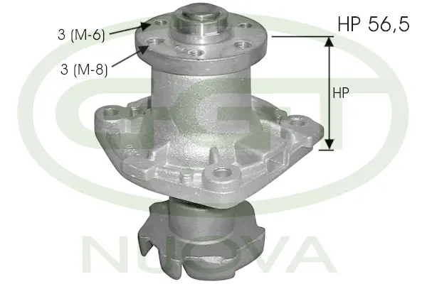 Water Pump, engine cooling (PA11275)